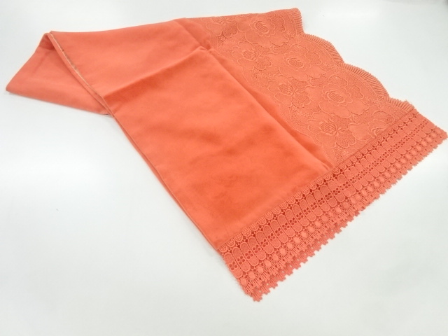 ビロードレース花模様ショール